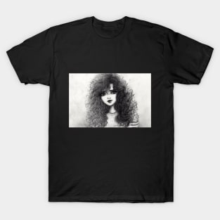 Curly Hair Girl T-Shirt